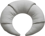 Vankúš croissant svetlo šedá 55cm