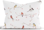 Bavlnená obliečka na vankúš Renforcé 70 × 90 cm - Vtáčiky