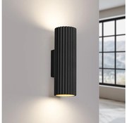 Brilagi - Nástenné svietidlo CRESTO 2xGU10/10W/230V 20 cm čierna