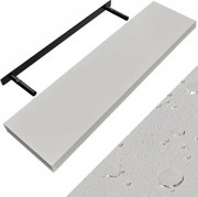 Nástenná polica FIGO + konzola, 90cm, biela Casaria