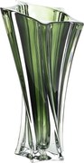 KRIŠTÁĽOVÁ VÁZA BOHEMIA YOKO GREEN 330MM