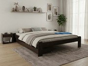 Posteľ Ada 180 x 200 cm, orech Rošt: S latkovým roštom, Matrac: Matrac DELUXE 10 cm