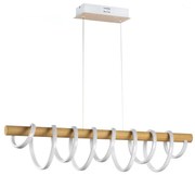 ONLI - LED Luster na lanku NILO LED/70W/230V 4000K hnedá/biela