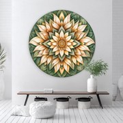 DUBLEZ | Kvetinová mandala - Srdce džungle | UV potlač, Premium