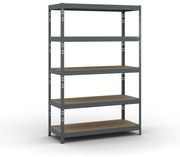 Policový regál 1786x1200x500 mm, nosnosť 280kg