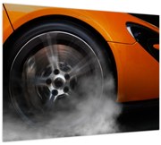 Obraz - Oranžový športiak (70x50 cm)