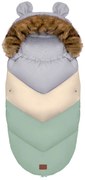 Tutumi Teddy PRO-V, detský spací vak 90x50 cm, pastelová zelená, NAZ-12310