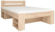 Manželská posteľ 140 cm BRW Nepo Plus 13 (dub sonoma) . Akcia -34%. Vlastná spoľahlivá doprava až k Vám domov. 1098327