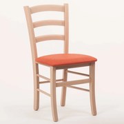 Stima stolička PAYSANE s čalúneným sedákom Vyberte odtieň ->: Dub Sonoma, Vyberte látku ->: LUX Terracotta 10