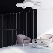 Brilagi - Stropné svietidlo so senzorom CLARE 2xE27/40W/230V pr. 30 cm biela