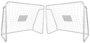 TRENDIE Zostava 2 futbalových bránok 124x96 cm