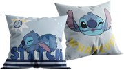Obojstranný vankúš Stitch - motív WhatEver - 40 x 40 cm