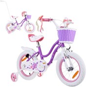 Detský bicykel STAR GIRL 14 RoyalBaby RB14G-1 - fialový