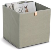 Úložný box, kocka, do štvorcových knižníc WOVEN 32x32x32, khaki