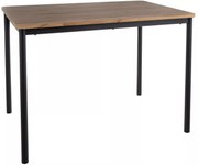 Jedálenský stôl City 110 cm dub artisan/čierny