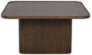 Tmavohnedý konferenčný stolík v dekore duba ø 80 cm Sullivan – Rowico