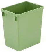 Plastová nádoba na triedenie odpadu, 29 L, zelená
