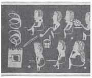 Podložka do sauny Naisten 46x60, tmavo sivá