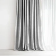 Goldea dekoračný záves malaga - sivý 140x135 cm
