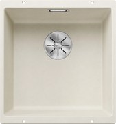 Blanco Subline 400-U, silgranitový drez pod pracovnú dosku 400x400x190 mm, 1-komorový, biela soft, BLA-527166