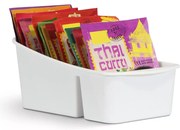 ALTOM Organizér na korenie v sáčkoch, zásobník, ANNA2, biely