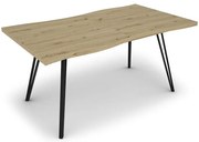 Stôl Log TB 90x160-200 artisan/čierny