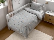 Bavlnené obliečky do postieľky PINTURA sivé Rozmer obliečok: 45 x 65 cm | 90 x 135 cm