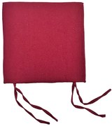 Poduška na stoličku SSE-AAT-CP-3475 (2 cm) 40x40 cm bordová