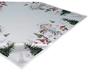 Obrus Škriatkovia v snehu 85x85 cm