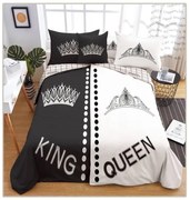 6 dielne Obliečky polycotton King 200x140cm+90x70cm TiaHome