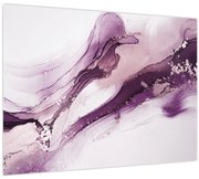 Obraz - Purple fluid art (70x50 cm)