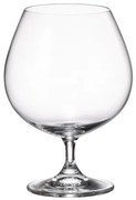 Crystal Bohemia Poháre na koňak COLIBRI 690 ml, 6 ks