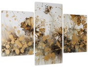 Obraz - Abstraktná kvetinová maľba (90x60 cm)