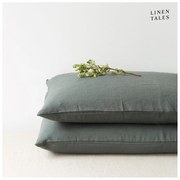 Ľanová obliečka na vankúš 50x70 cm Forest Green – Linen Tales