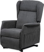 Polohovacie kreslo sivé, elektrické TV-1190 GREY2