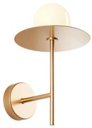 Redo 01-2725 - Nástenná lampa PLATO 1xG9/10W/230V zlatá