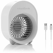 Mini chladič a zvlhčovač vzduchu s LED svetlom, InnovaGoods 3485