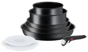 Tefal - Sada riadu 8 ks INGENIO BLACK STONE