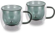 Lamart LT9127 2-dielna súprava pohárov Bear Vaso, 250 ml, zelená