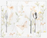 Goldea prestieranie na stôl teflónové - motýlia záhrada - sada 2ks 30 x 40 cm
