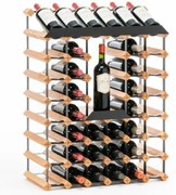 Stojan na víno Raxi Show pre 40 fliaš s okienkom