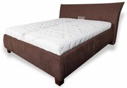 Posteľ čalúnená VALERIA LUX + lamelový rošt + matrac EMI