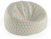 Sablio Sedací vak Cocoon Veselé barevné puntíky - 115 x 75 cm x 45 cm