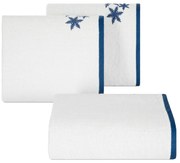 VIANOČNÝ FROTÉ UTERÁK CAROL SADA 3KS 70X140 CM BIELA