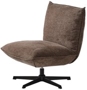 Hnedé kreslo Fraser – Unique Furniture