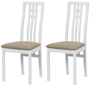 Sada jedálenských stoličiek BC-2482 WT, 2 ks