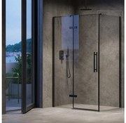 Ravak X9VV70300Z1 - Pevná sprchová stena COOL 90x195 cm čierna