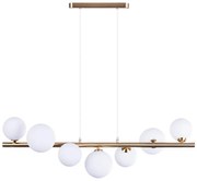 Azzardo AZ4409 - Luster na lanku SYBILLA 7xG9/25W/230V zlatá