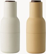 Mlynčeky na soľ a korenie's vrchnákmi z orechového dreva Bottle Grinder, 2 ks