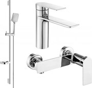 Mexen Zero DS62 sprchová súprava, chrómová - 71104DS62-00